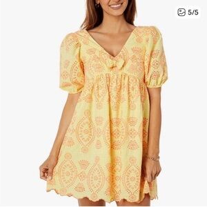 Lilly Pulitzer Sarafina eyelet dress size 12